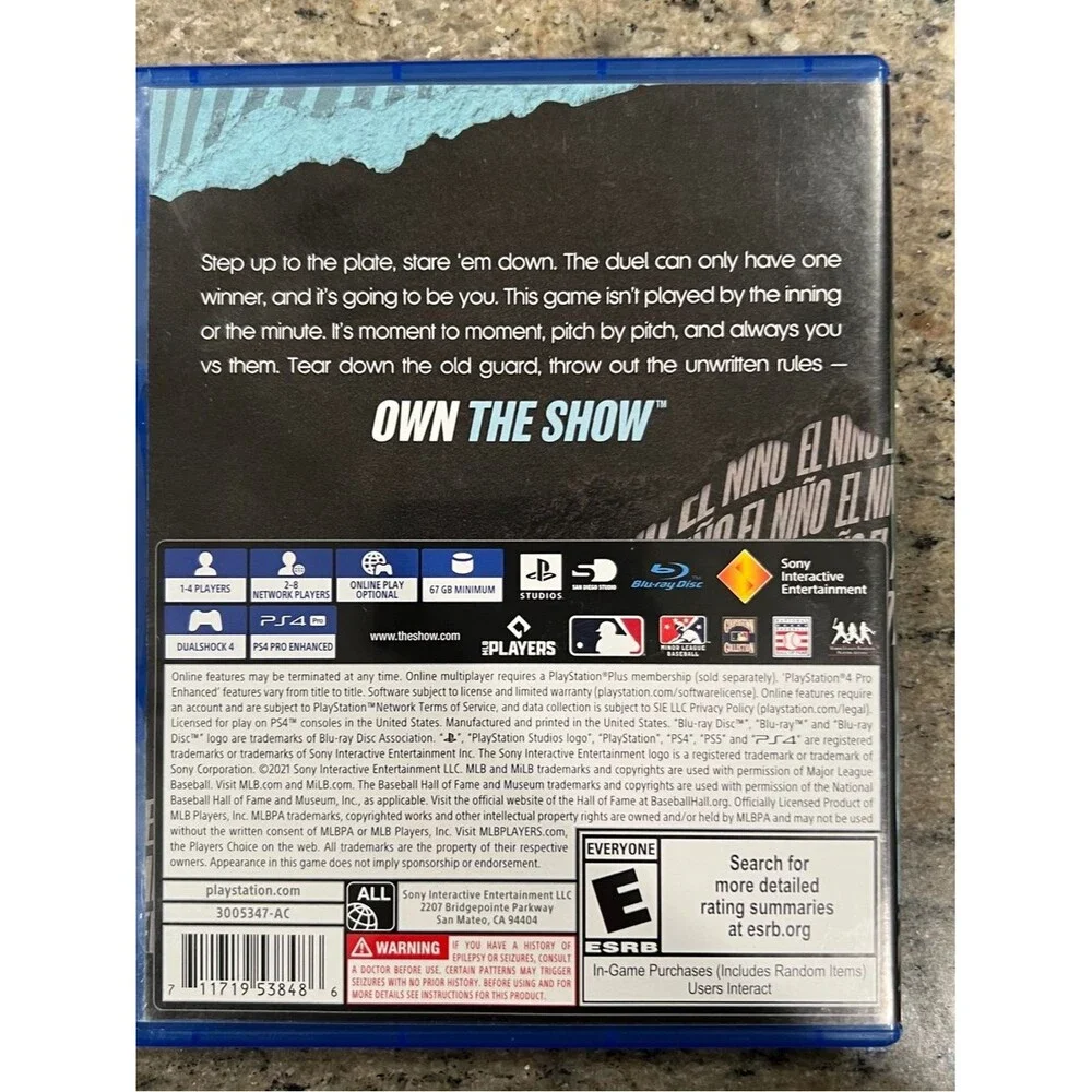MLB The Show 21 PS4 Video Game